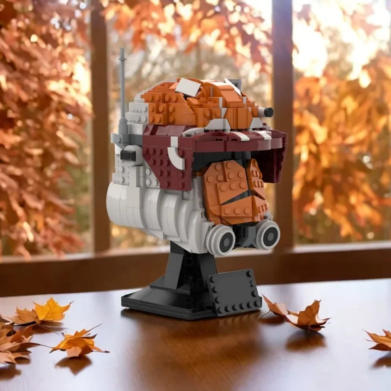 

820 шт. Star Battle MOC Captain Vaughn строительные блоки развивающая игрушка для детей творческое развитие DIY подарок на день рождения