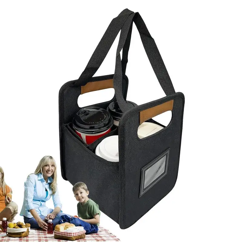 

Luggage Cup Holder For Suitcases Drink Carrier Cup Holder Bag Luggage Drink Holder Foldable Luggage Cup Holder Bag For Cell