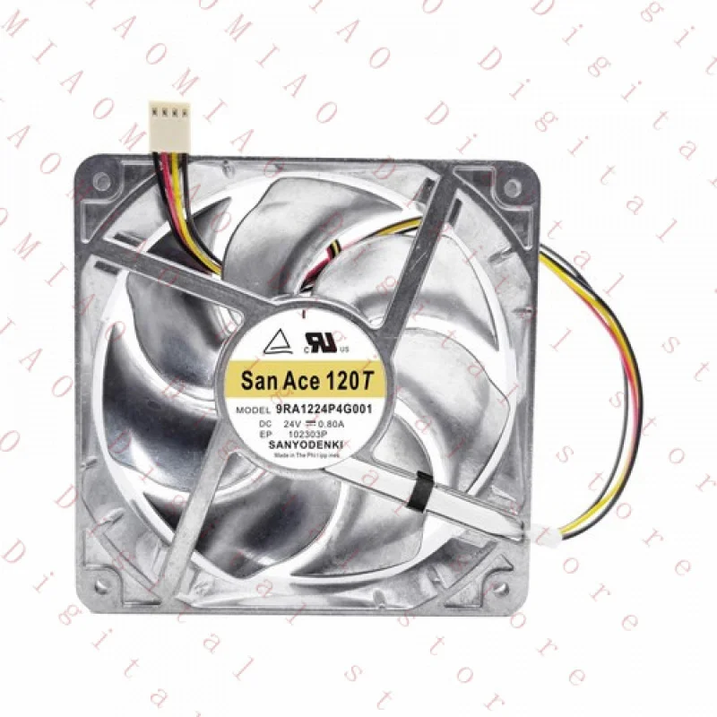 

FR 1 pcs for Sanyo 9RA1224P4G001 12025 24V 0.8A 1.2A 12cm Variable Frequency Drive fan