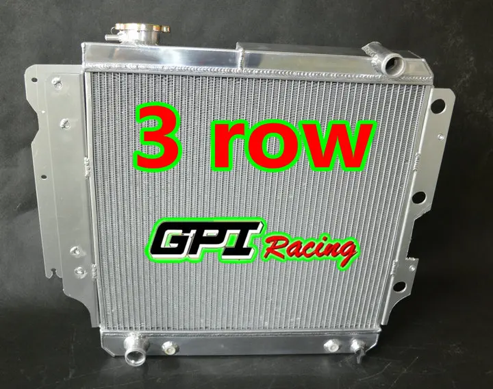 3ROW مشعاع ألومنيوم 1987-2006 لسيارة جيب رانجلر YJ/TJ/LJ 2.4L-4.2L 00 99 98 97 96 نظام تبريد عالي الكفاءة متين
