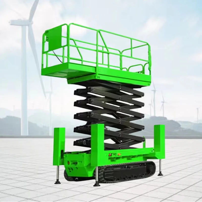 Elevador de Carga Eléctrico Hidráulico Tipo Tijera para Almacén, Hogar, Plataforma de Trabajo Aérea, Plataforma Elevadora