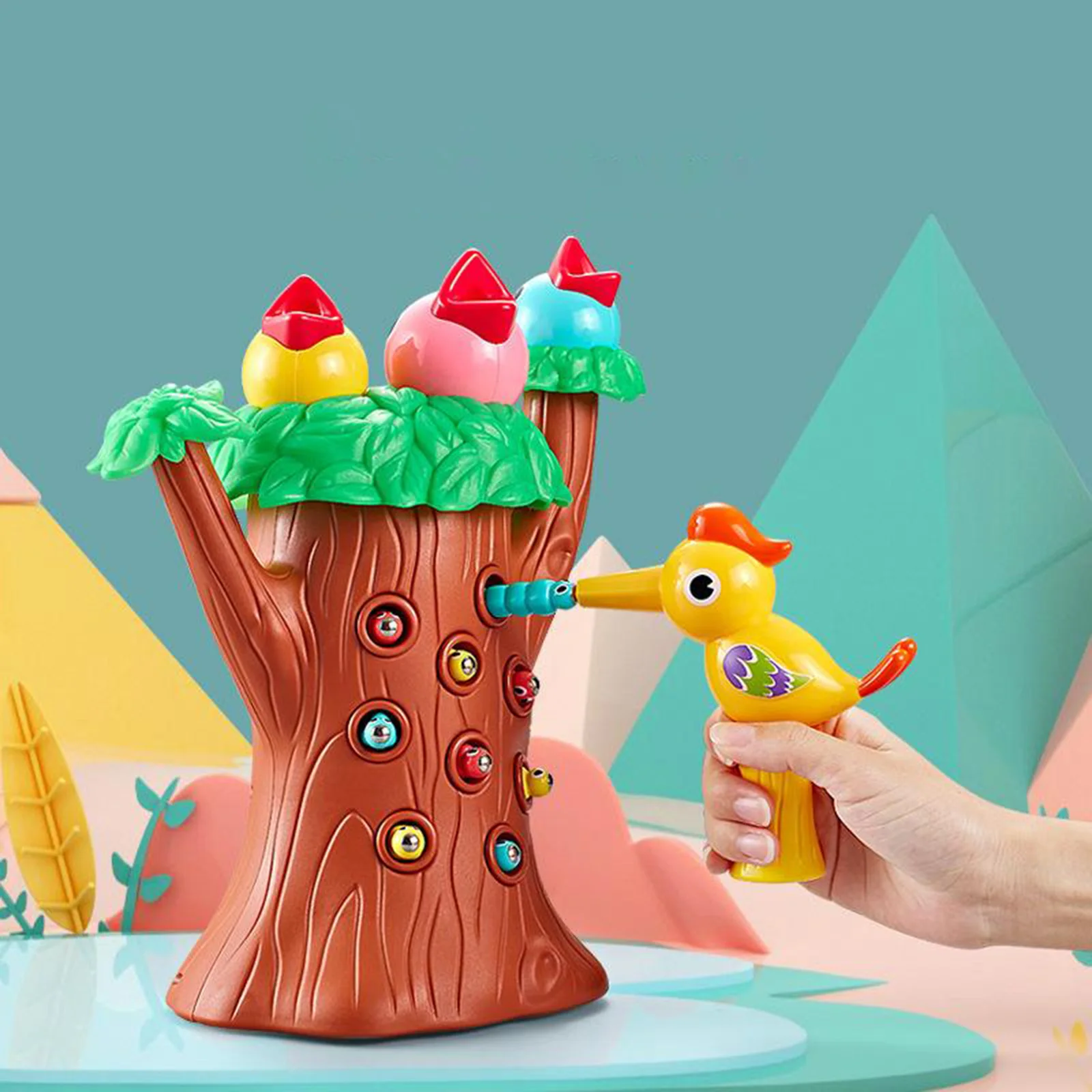 Waldabenteuer, magnetischer Insektenfang (Rollenspiel + 3D-Szene), kreatives Geburtstagsgeschenk für Kinder