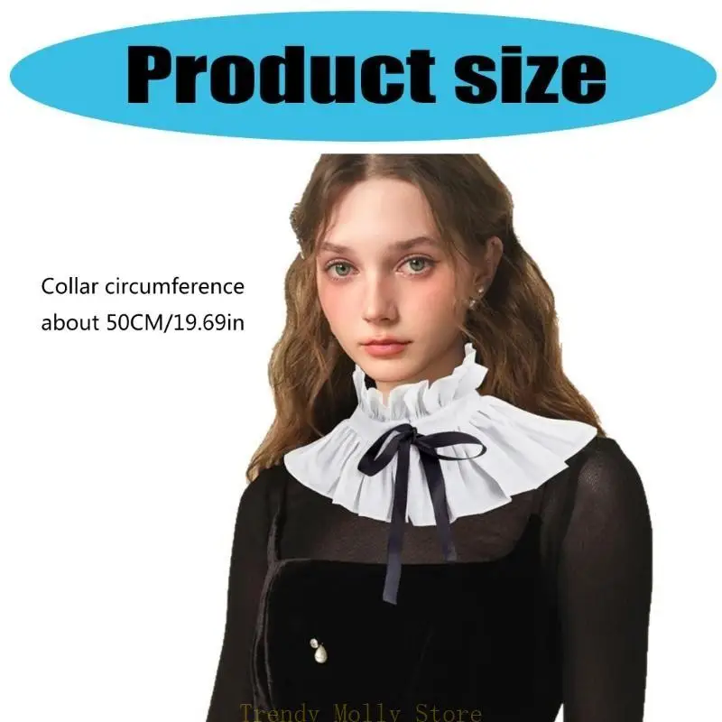 N5KB Vintage Ruffle decote necons