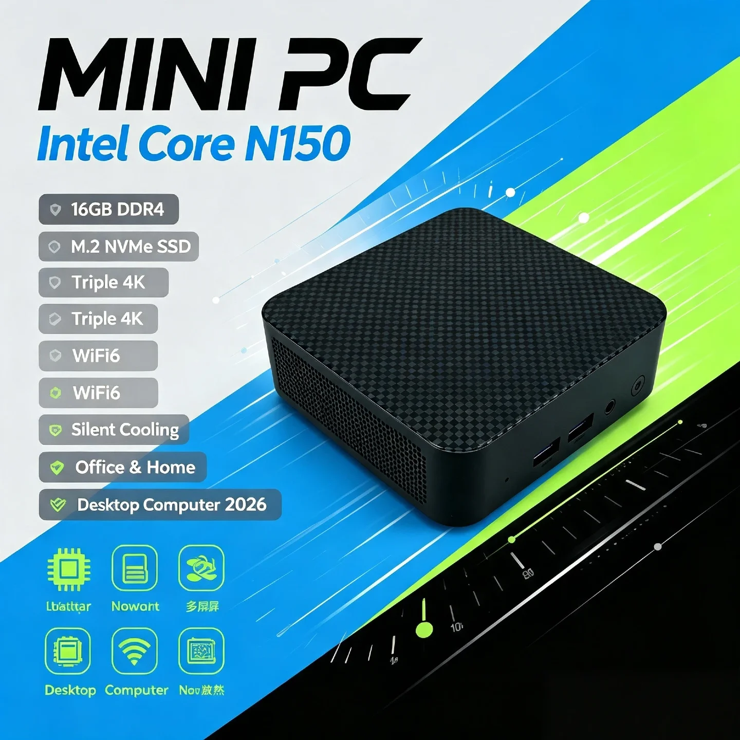 intel-core-n150-portable-mini-pc-16gb-ddr4-m2-nvme-ssd-triple-4k-wifi6-silent-cooling-desktop-computer-2026-office-home