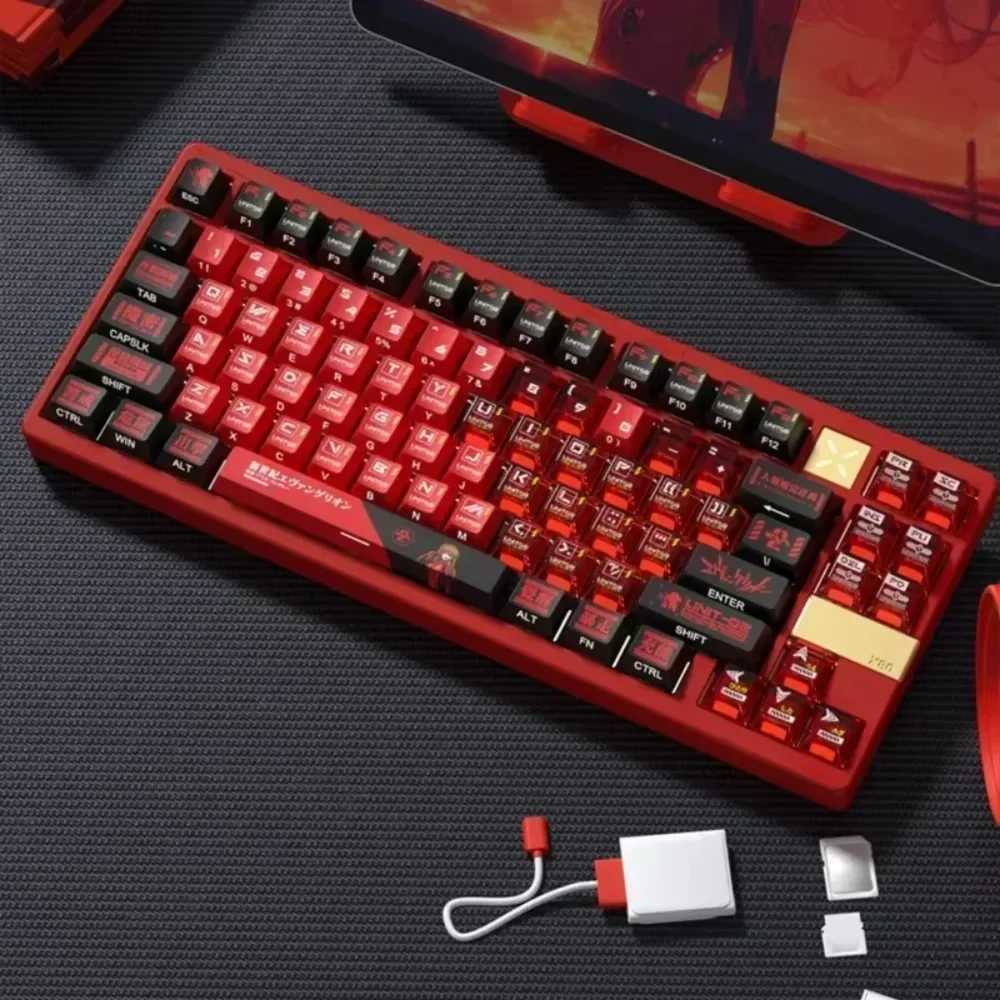 GEFENSI Duplex Translucent Cherry Keycap Set PBT Side Engraved For MX Switch HI75 HI8 68 F99 104 64 Wooting Mechanical Keyboards