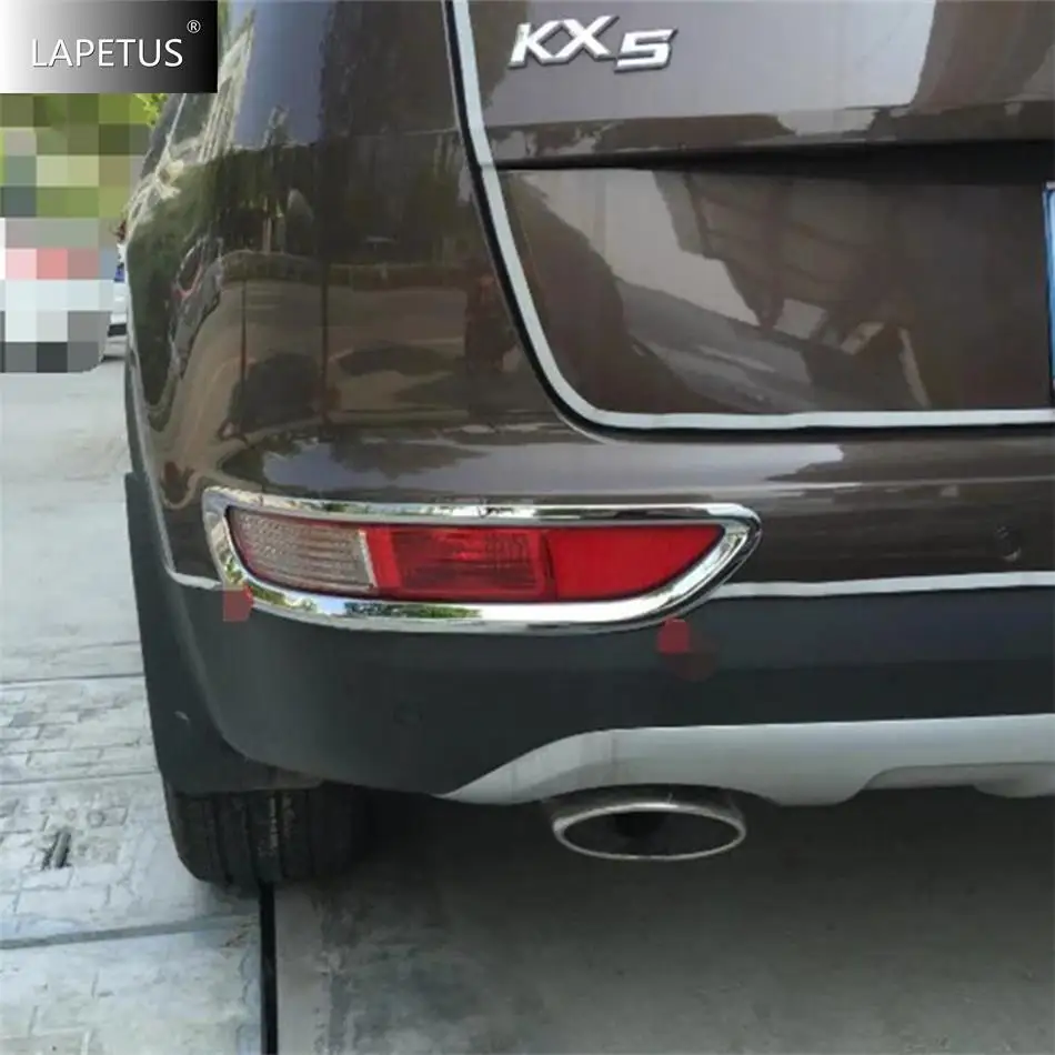 

ABS Rear Tail Fog Lights Lamps Frame Decor Protector Cover Trim For KIA Sportage 2016 2017 2018 Auto Chrome Accessories Exterior