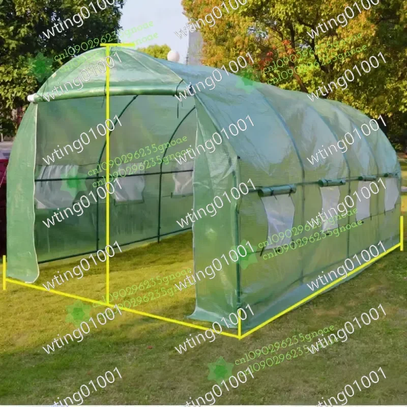 1pcs Greenhouse Outdoor 6x3x2.2M Garden Vegetable Insect Net Cover Plant Protection Freeze Shield Not Include Frame