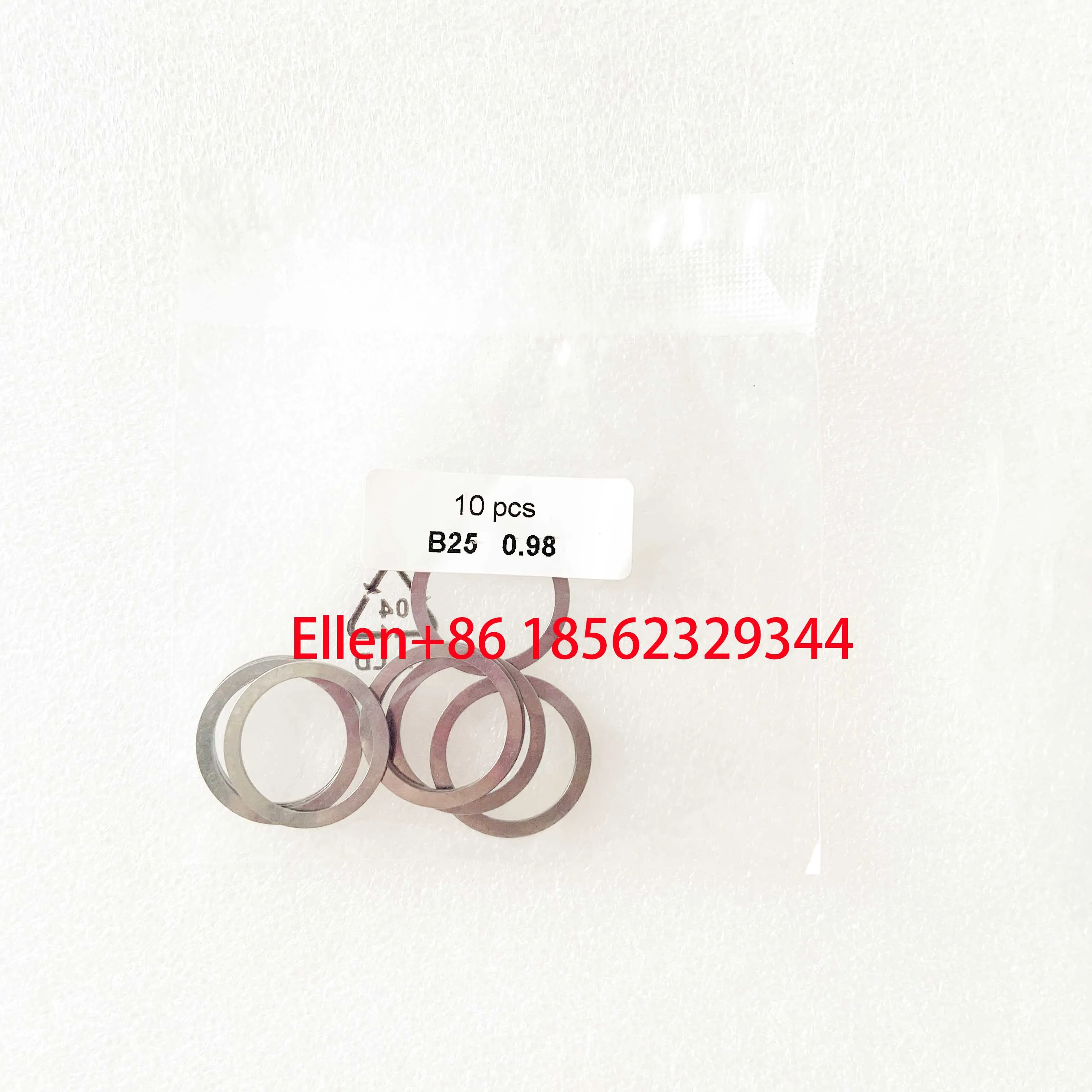 

140PCS/LOT B25 Sprayer Nozzle Adjustment Gasket b25 0.95-1.08mm Commom Rail Injector Shims Washers For Bos-ch Repair Kit