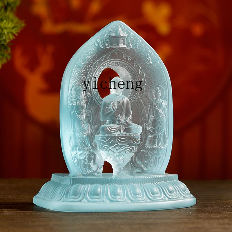 XL   ancient glazed home furnishing interior ornaments Buddhist hall living room offering pure handmade decoration