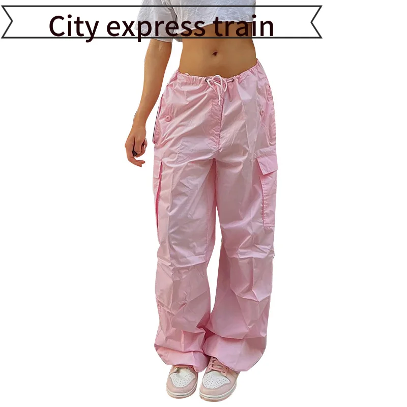 

Повседневные льняные свободные сексуальные брюки с принтом и карманами, однотонные, с поясом, хит продаж, прямые, из хлопка, рабочая одежда