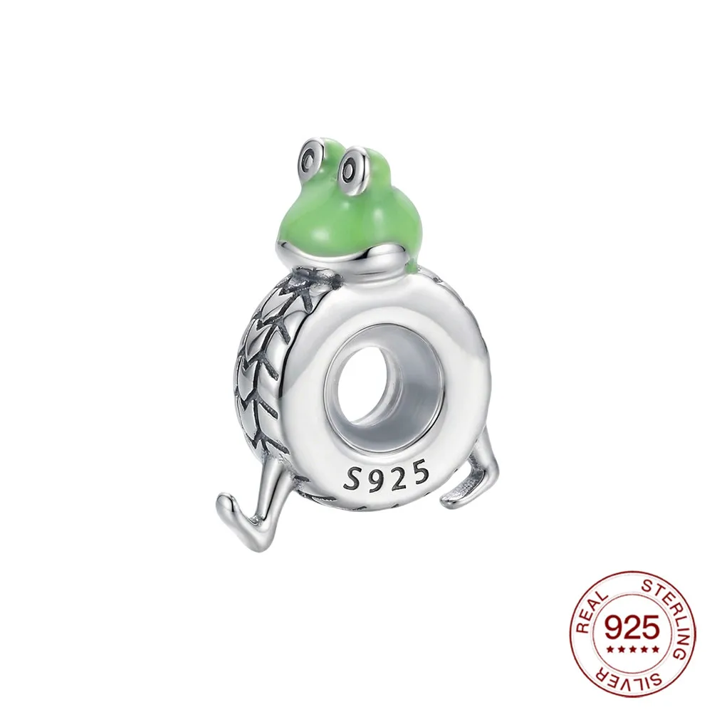 925 Sterling Silver Turtle Dangle Charm with Blue Opal