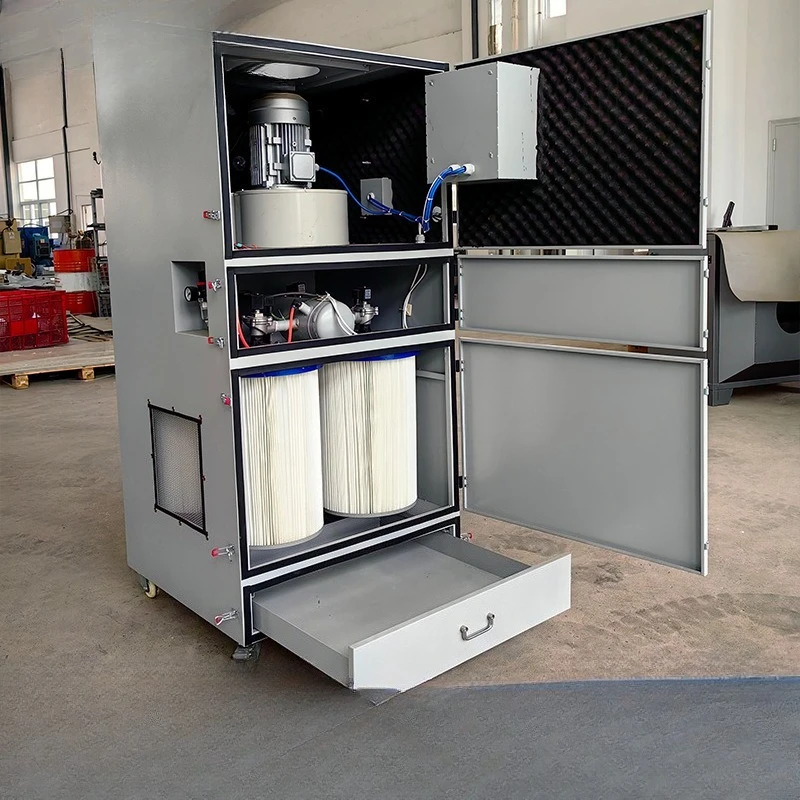 Single-machine pulse filter cartridge, grinding machine dust collector, energy-saving and dust-free equipment