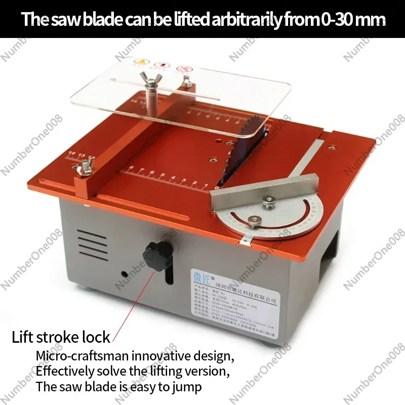 New Upgrade Multifunctional Mini Table Saw Mini Household Table Saw Small Woodworking Chainsaw Diy Precision Cutting Machine