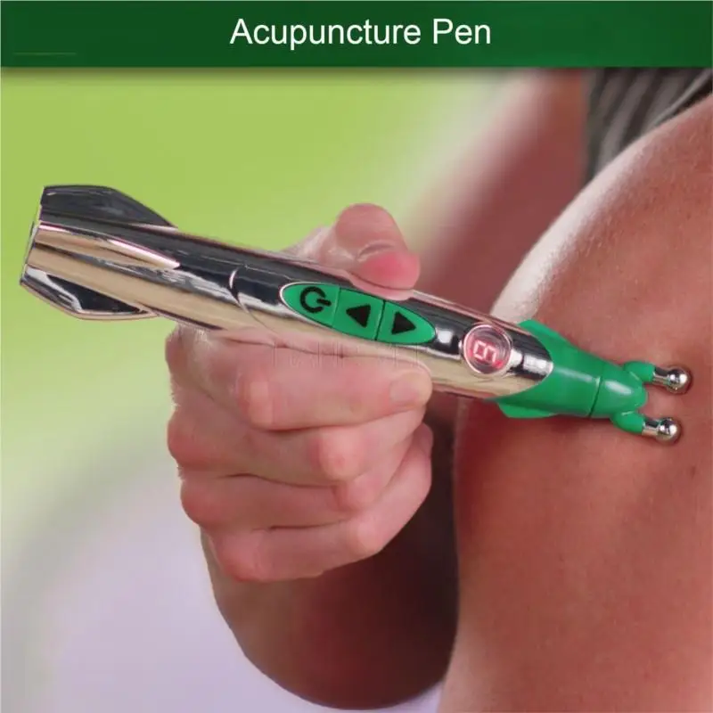 Electronic Meridian Acupuncture Pen EMS Body Massage Meridian Energy Massage Pen Meridian Energy Pen Relief Pain Tools