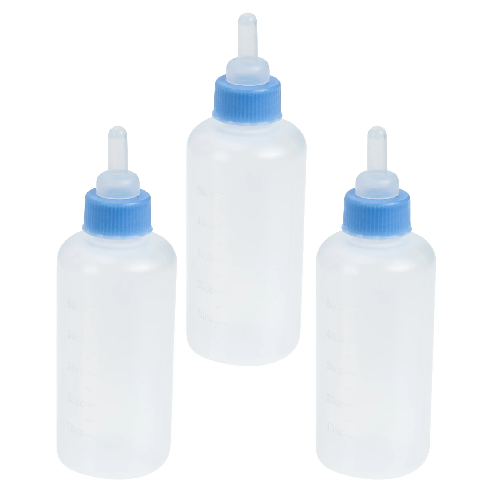 

3 Pcs Cat Milk Bottles Pet Feeding Supplies Lightweight Portable Newborn Puppy Calf Hamster Water Feeders Small Animal Nurser