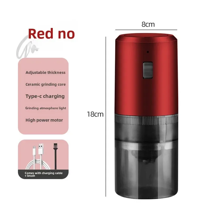 Electric Grinder Coffee Machine Portable Home UsB Rechargeable Grinder Electric Coffee Grinder