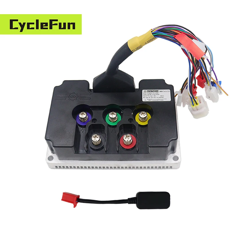 

3KW-6KW FarDriver ND72680 V2 DC 350A 48V-72V Sine Wave Controller Programmable With Bluetooth For Electric Scooter Accessories