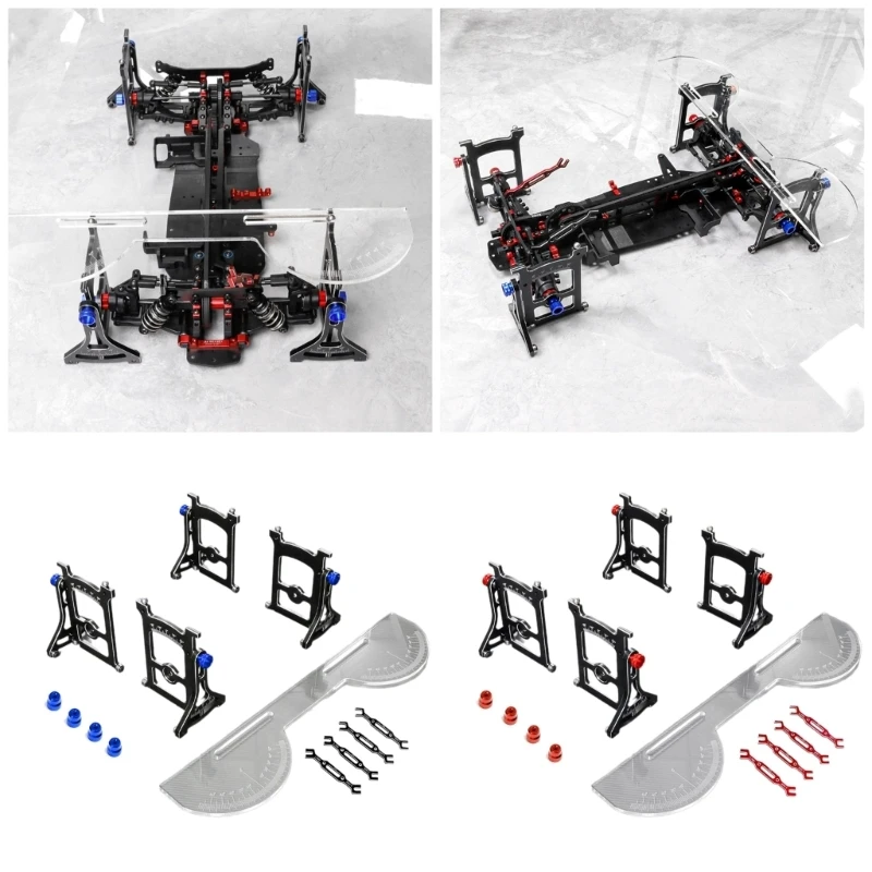 Car Drift Car Setup System Synchronizer Steering Rod Adjustable Ruler Measurement Tool for 1:10 Drift Car Toy