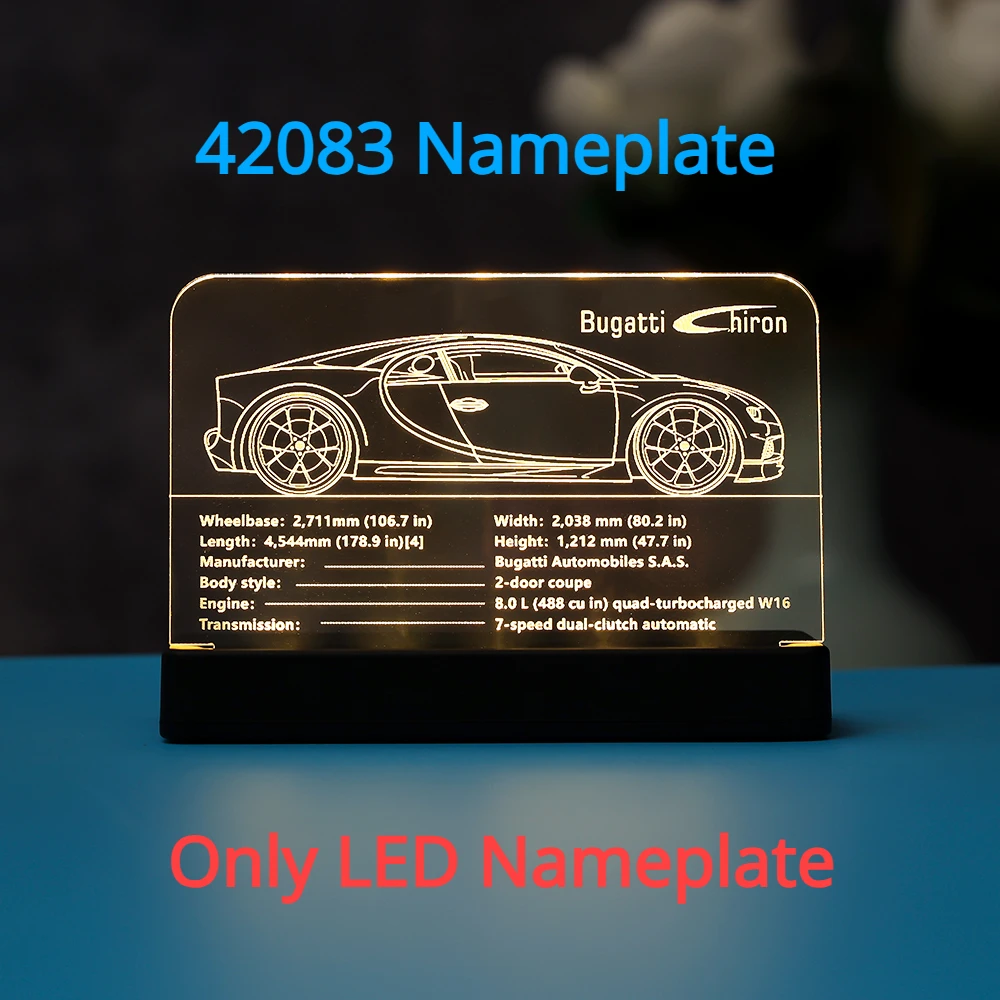 EASYLITE EASYLITE LED Işık Seti 42083 Bugatti Chiron 20086 Yarış