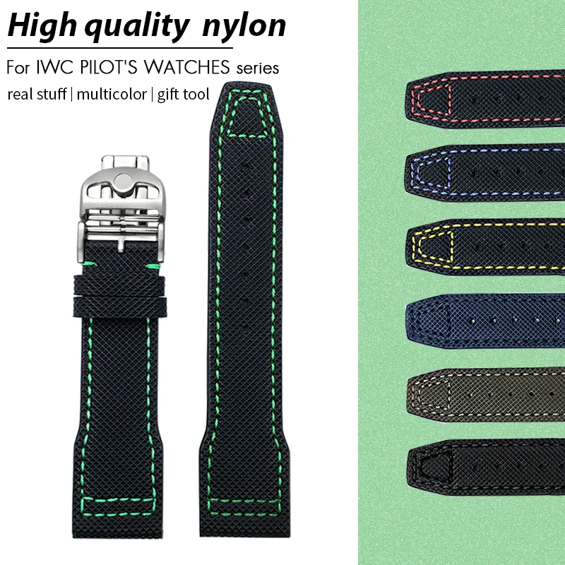 20Mm 21Mm Nylon Lea… - image