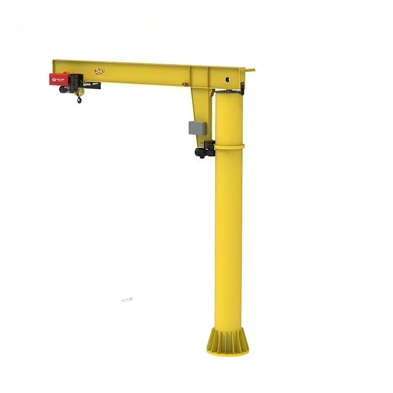 360° Rotation Slewing Arm Jib Crane With Electric Hoist 2Ton 3Ton 5Ton Factory Industrial Lifting Equipment