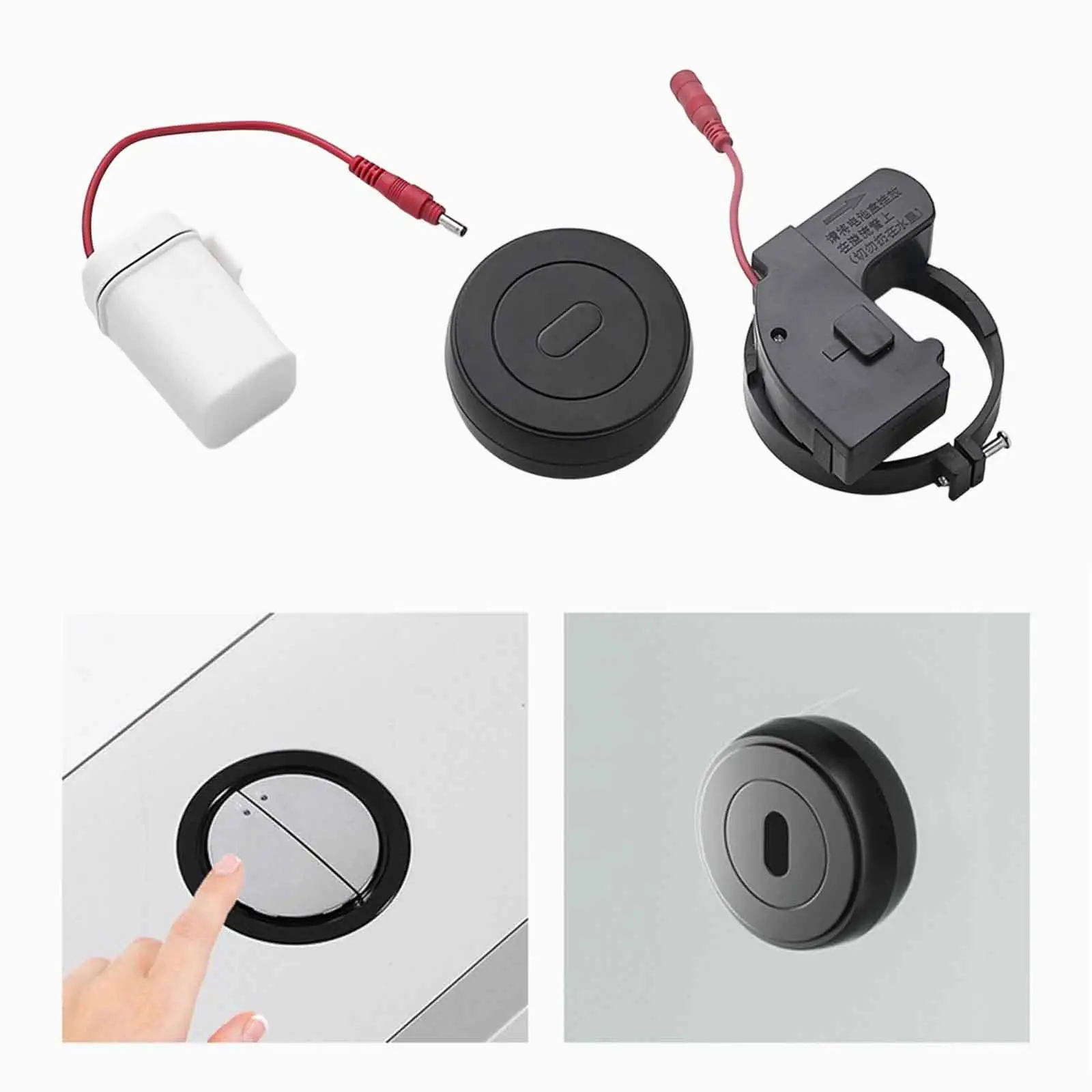 

Smart Toilet Flusher Kit Human Body Sensor Flush Valve Automatic Touchless Flushing Bathroom Tank Accessories for Home