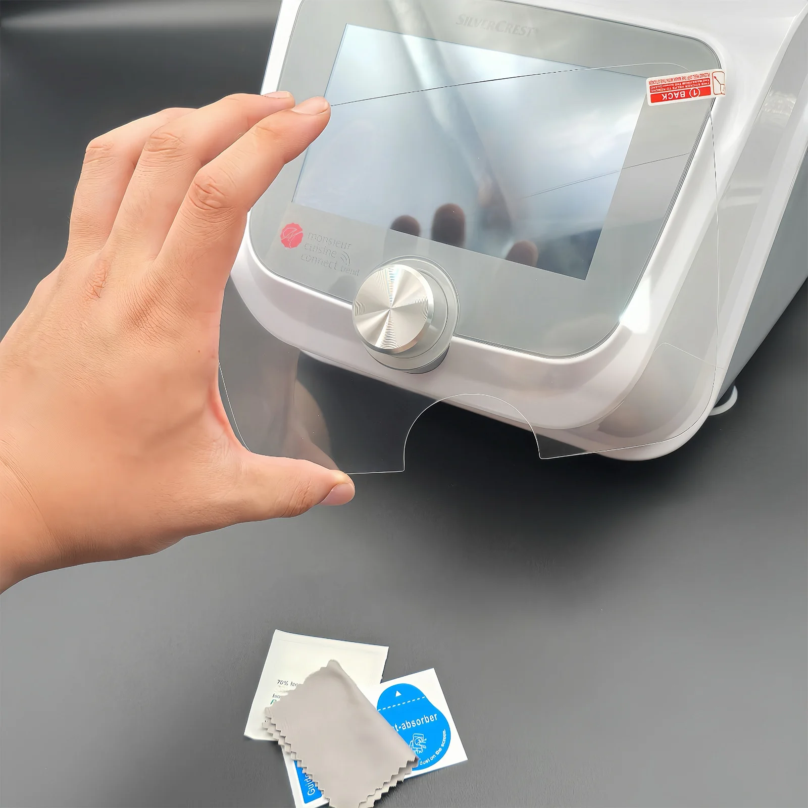 1PC Fits Monsieur Cuisine Smart/Connect/Trend Screen Protector - High-Alumina Tempered Glass Blender Accessories Kitchen Film image 2