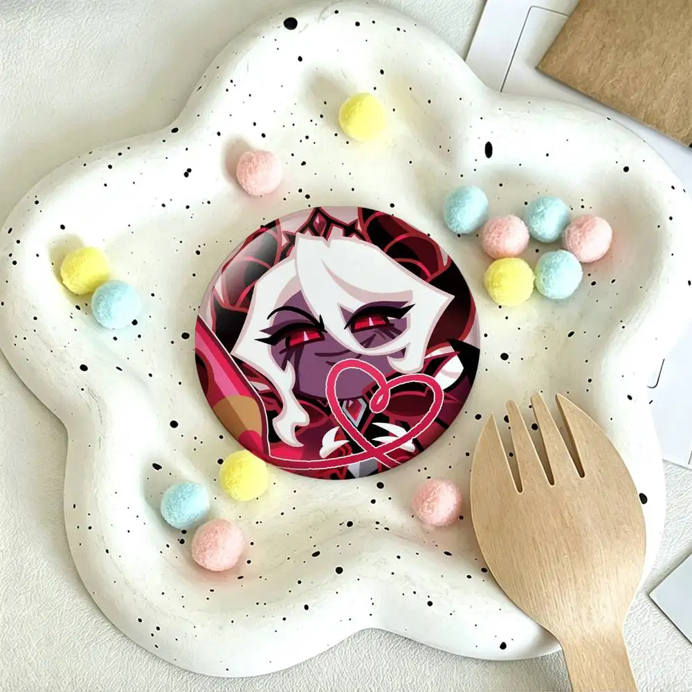 D-Dark E-Enchantress Cookie R-Run Kingdom Laser Badge Creative Pins Brooch for Bag Clothes Hat Decor Gifts Fans Collect