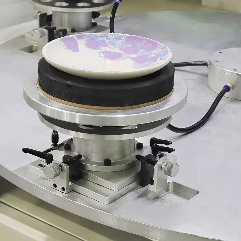 세라믹 삼색 패드 프린터, 접시, 그릇, 소서, 플레이트 및 세라믹 트레이용 인쇄기, 서보