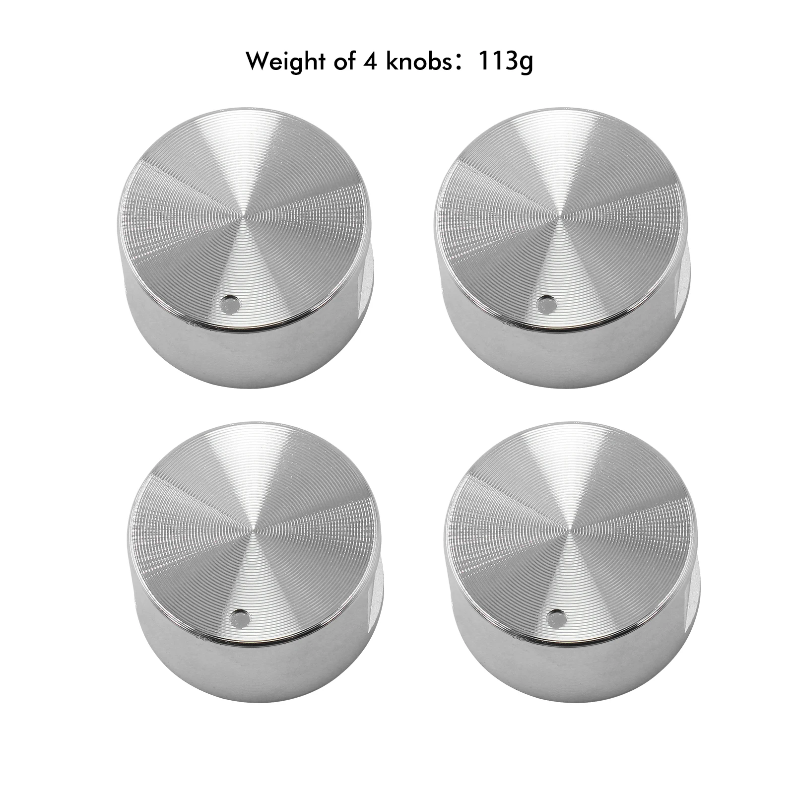 MENSI 4Pcs Alloy Zinc Rotary Switches Round Knob Gas Stove Burner Oven Kitchen Parts Handles For Cooker