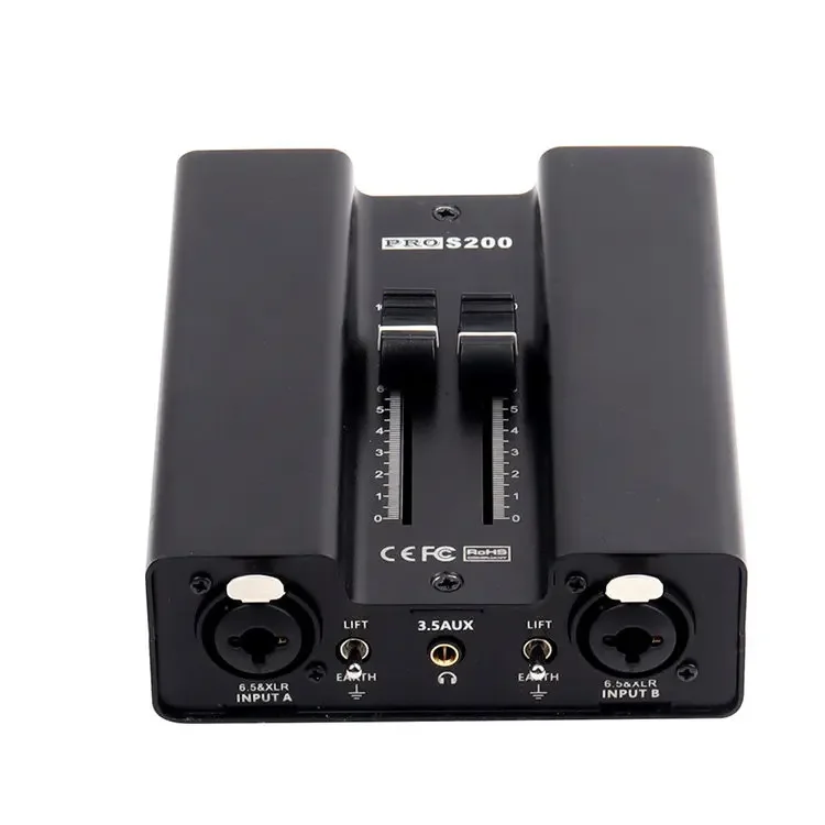 Audio isolator with fader s200-professional ground loop isolator for eliminating hum and buzz,ideal for computer musicproduction