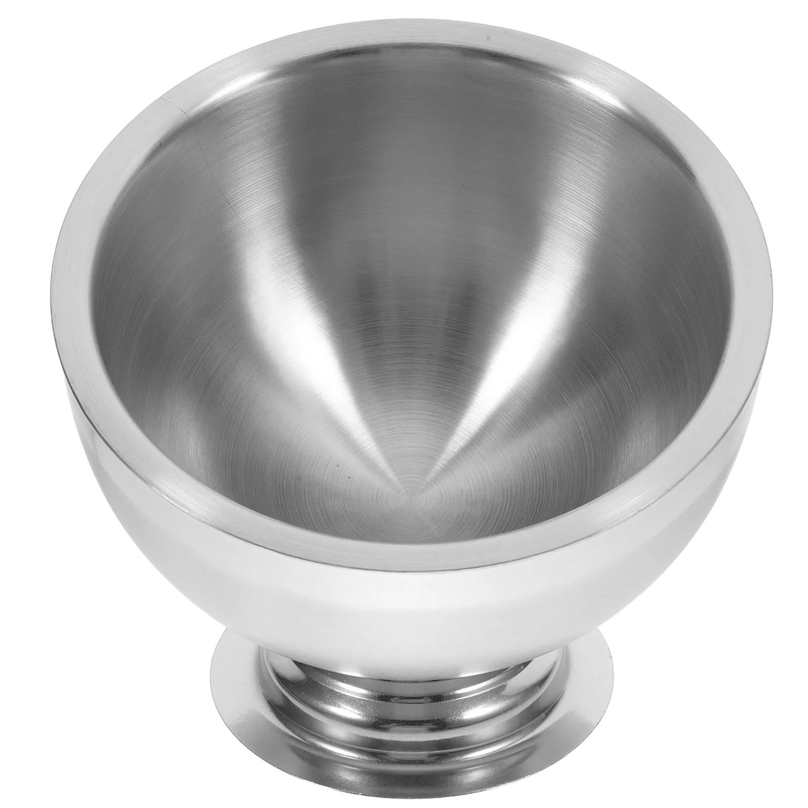 

1pc Stainless Steel Seasoning Bowl Kitchen Food Bowls Dipping Buffet Sauce Serving Candy Jar Angled Fruit Salad Container