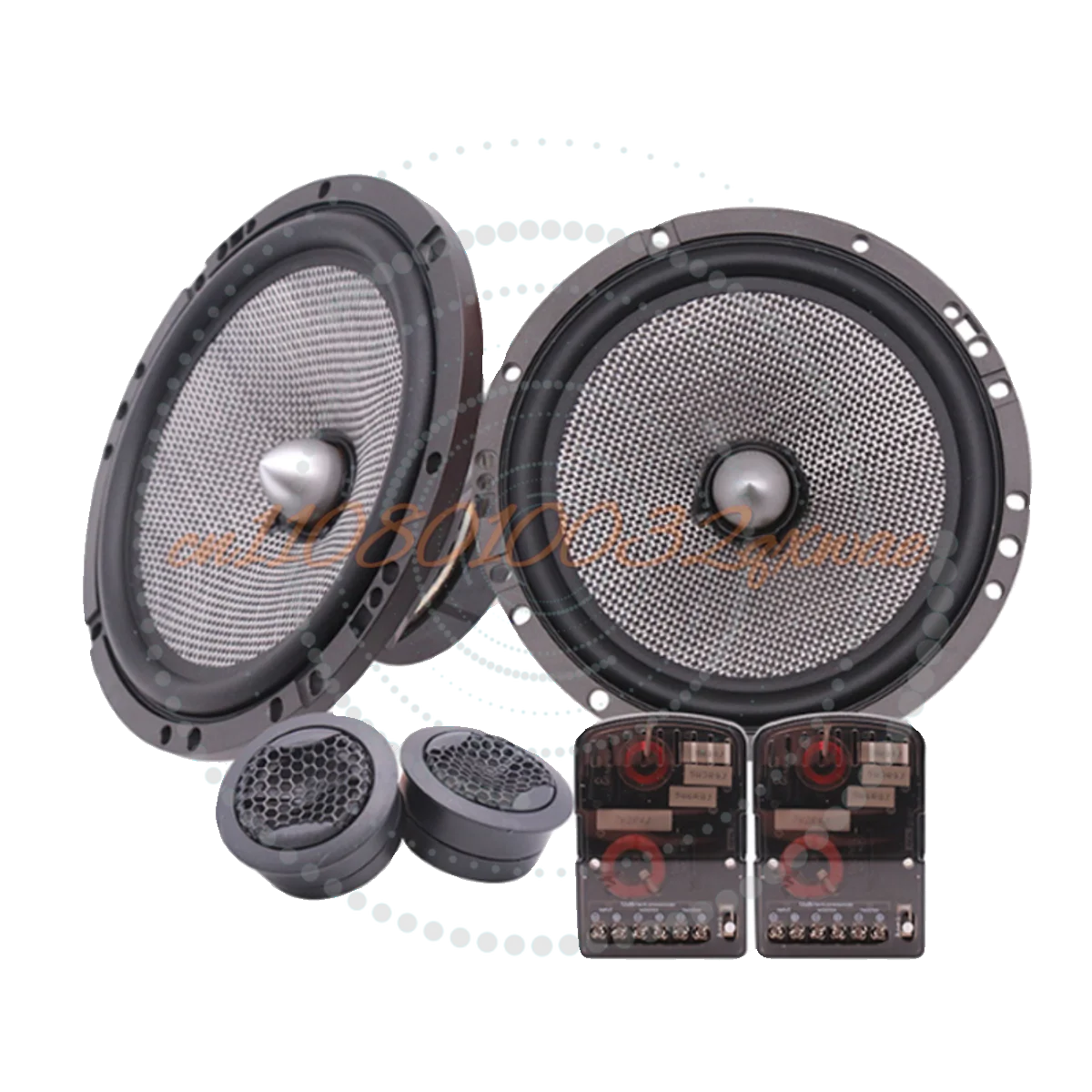 165AS 6.5 Inch Car Set Horn Car Front Door Horn Modified with High and Low Pitched Horn