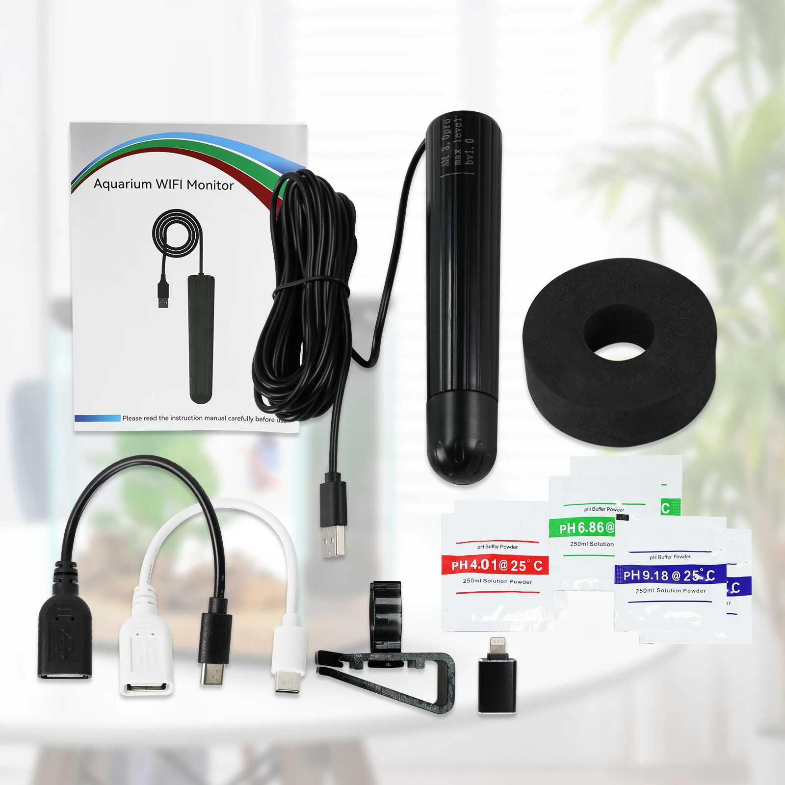 جهاز مراقبة جودة المياه المتقد - مراجعة Marine Aquarium Test Kit وسعره