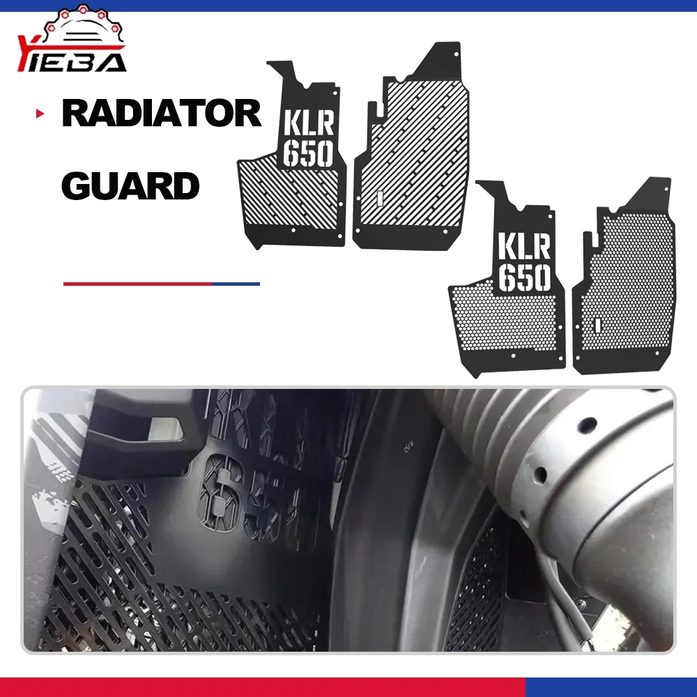

FOR Kawasaki KLR650 Adventure Traveler 2022-2024 Motorcycles Radiator Guard Aluminum Radiator Protector Cover Water Tank Shield
