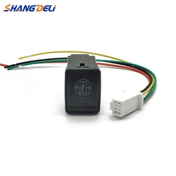 Car Wireless Phone Charging Switch Push Button For nissan Tiida XTRAIL T32 rogue QASHQAI J11 Serena C26 C27