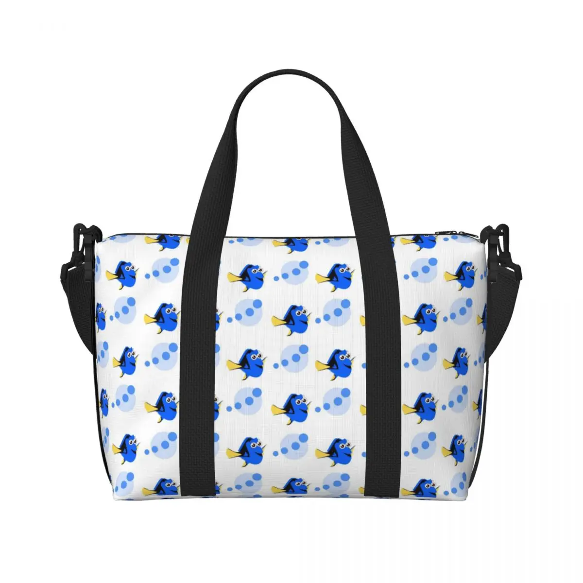 

Custom Finding Nemo Tote Bag for Women Big Capacity Beach Gym Travel Bags