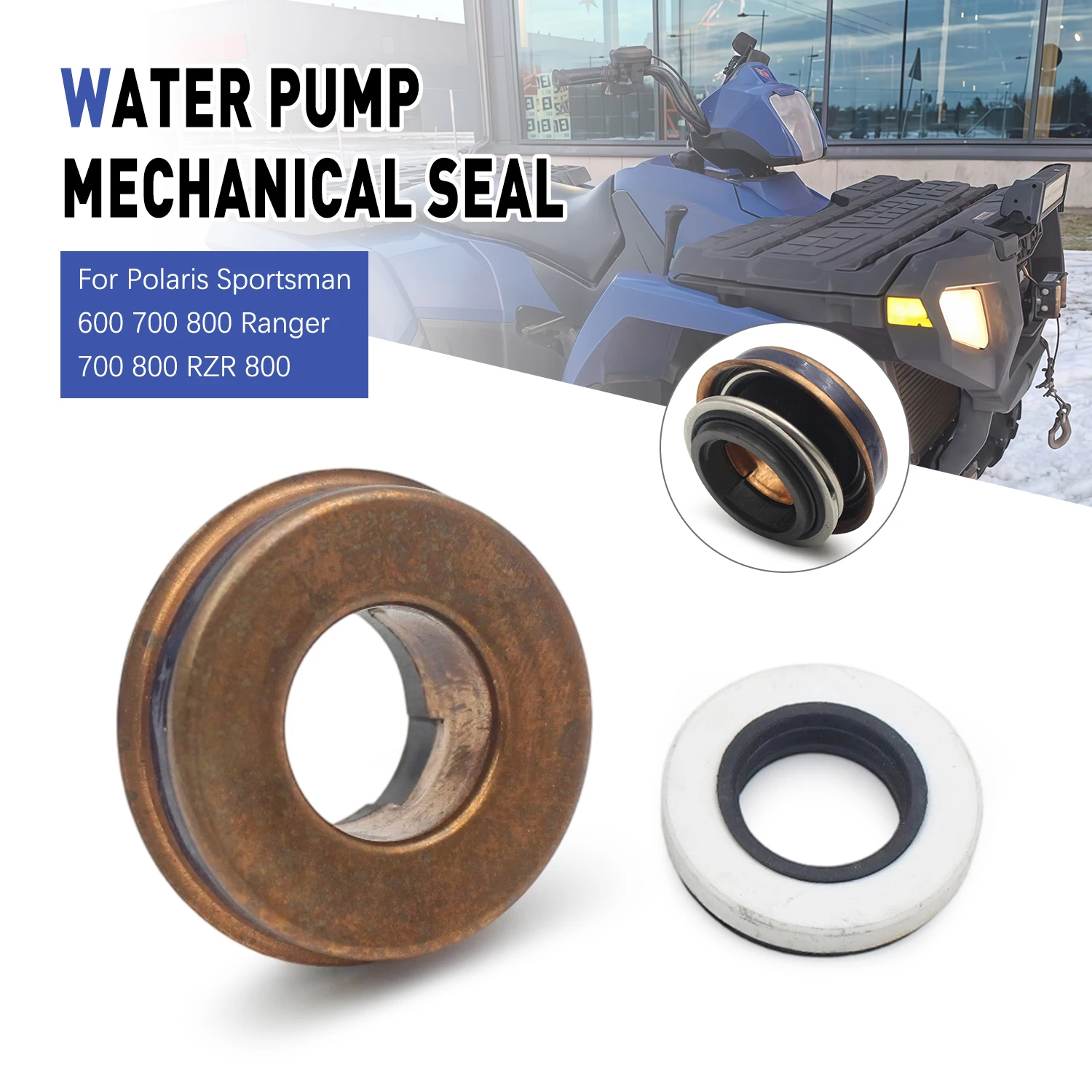 For Polaris Ranger XP Crew 800 RGR RZR S Sportsman X2 700 Water Pump Oil Seal Motorcycle Engine Water Sealing 3610075 503006