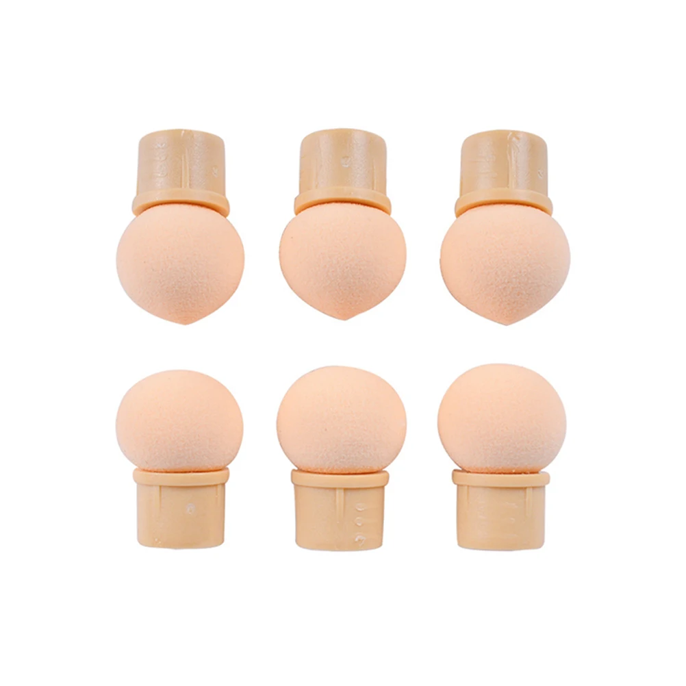 

Sponge Pen Tip Nail Tool Blooming Replacement Interchangeable Head for UV Gel Acrylic Professional Home Use Washable Reusable