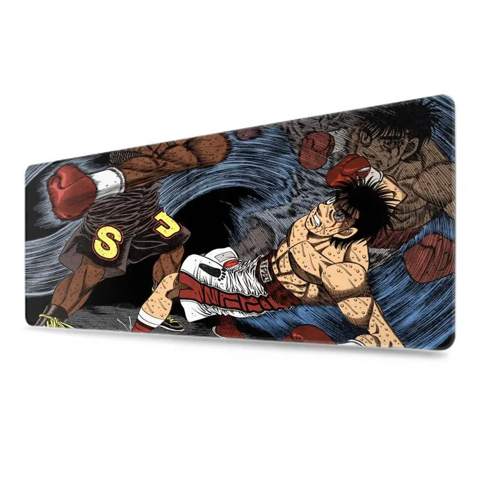 Hajime No Ippo Mouse Pad XXL Gaming Accessories Office Gamer Keyboard 900x400 Kawaii Desk Mat Non-Slip Laptop Anime Mousepad