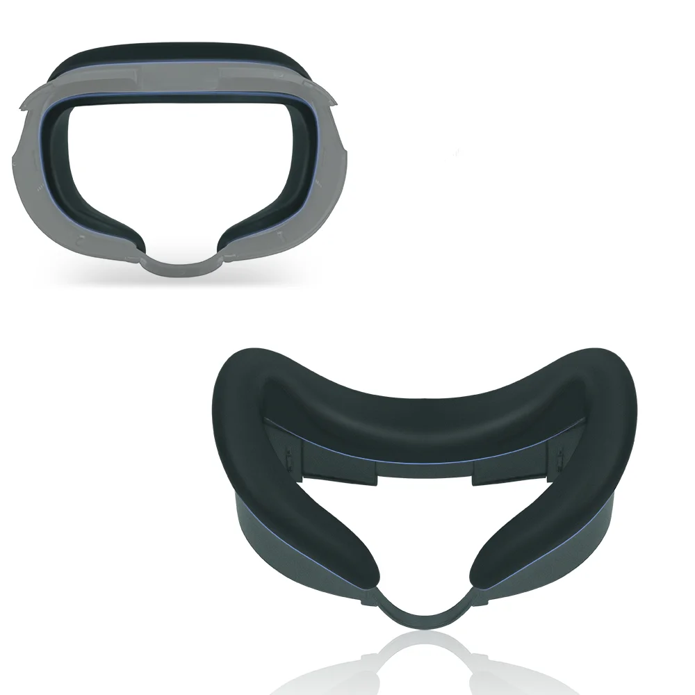 Silicone Eye Mask Pad Capa para Meta Quest 3, VR Headset, Respirável, Anti-suor, Bloqueio de Luz, Olho Capa Manga, Novo