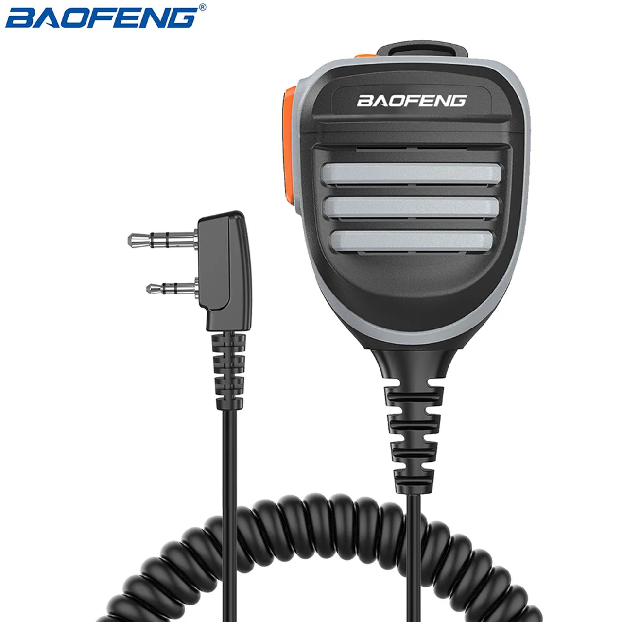 

Baofeng водонепроницаемый 2-контактный микрофон для BaoFeng UV-5R UV-5R III BF-888S Retevis Kenwood BFTECH TYT Walkie Talkie