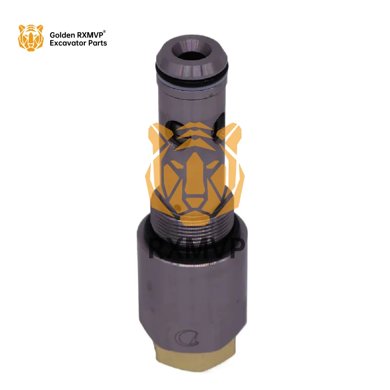 PC200-8  Pump Main Relief Valve Excavator spare parts  Hydraulic Parts Construction Machinery unloading valve