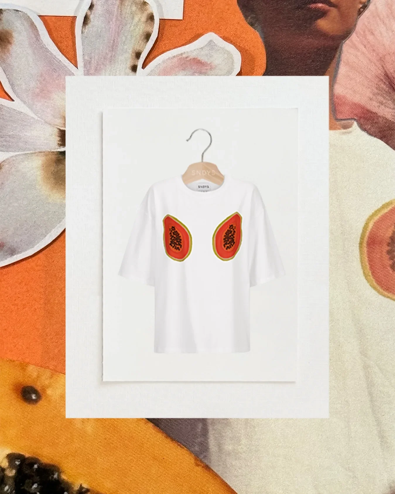 

Fashion Creative Print Cotton Short-sleeved Crew Neck T-shirt Casual Trend Loose Top High Quality Streetwear Suitable for Women