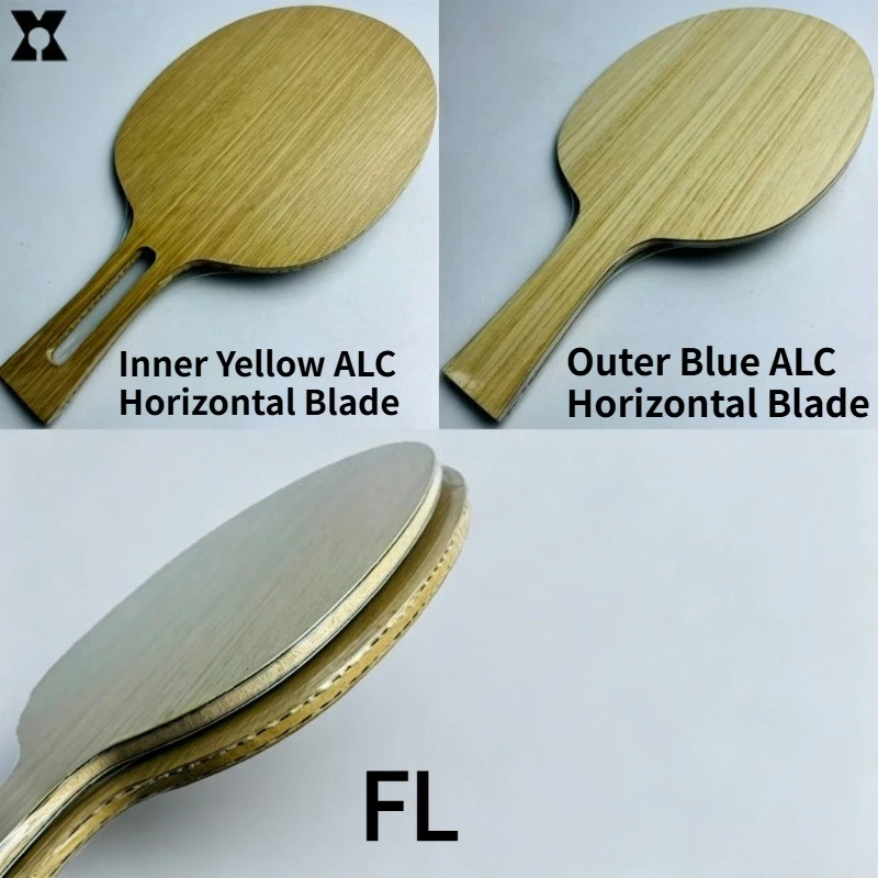 

Professional Table Tennis Blade DIY Custom Inner Yellow ALC / Outer Blue ALC Carbon Fiber Blade Special for Shakehand Player