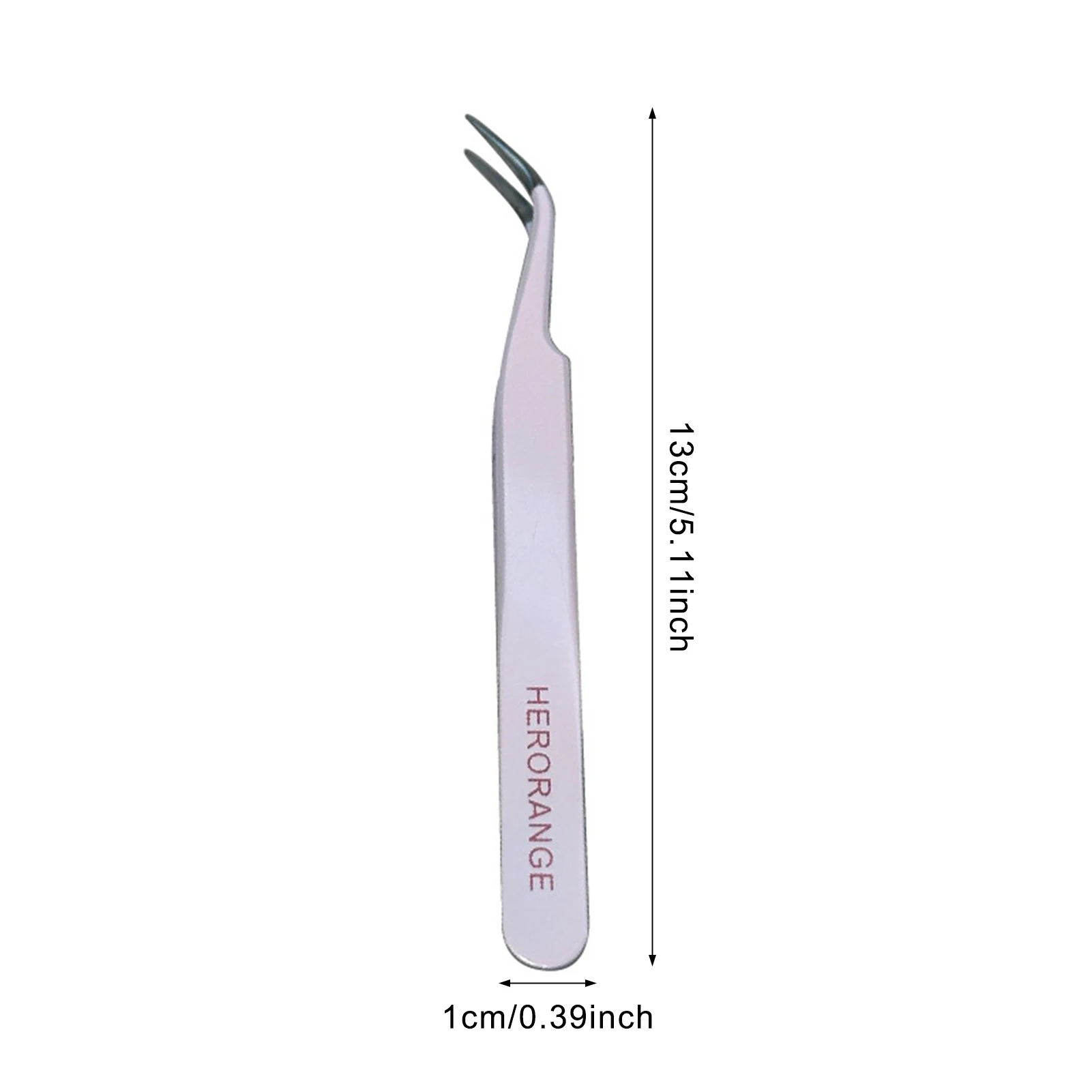 Pinzette per ciglia finte in acciaio inossidabile Pinzette per applicatore per estensione ciglia Pinzette per depilazione per un facile applicazione e rimozione delle ciglia
