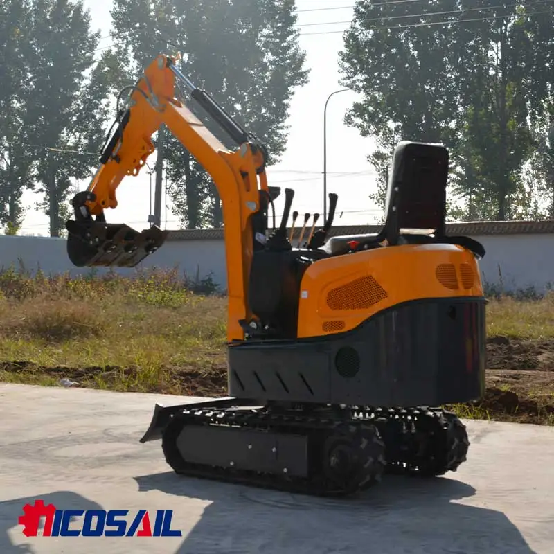 Mini escavatore cingolato di alta qualità: approvato EUR5 ed EPA per il drenaggio dei frutteti e lo sviluppo agricolo