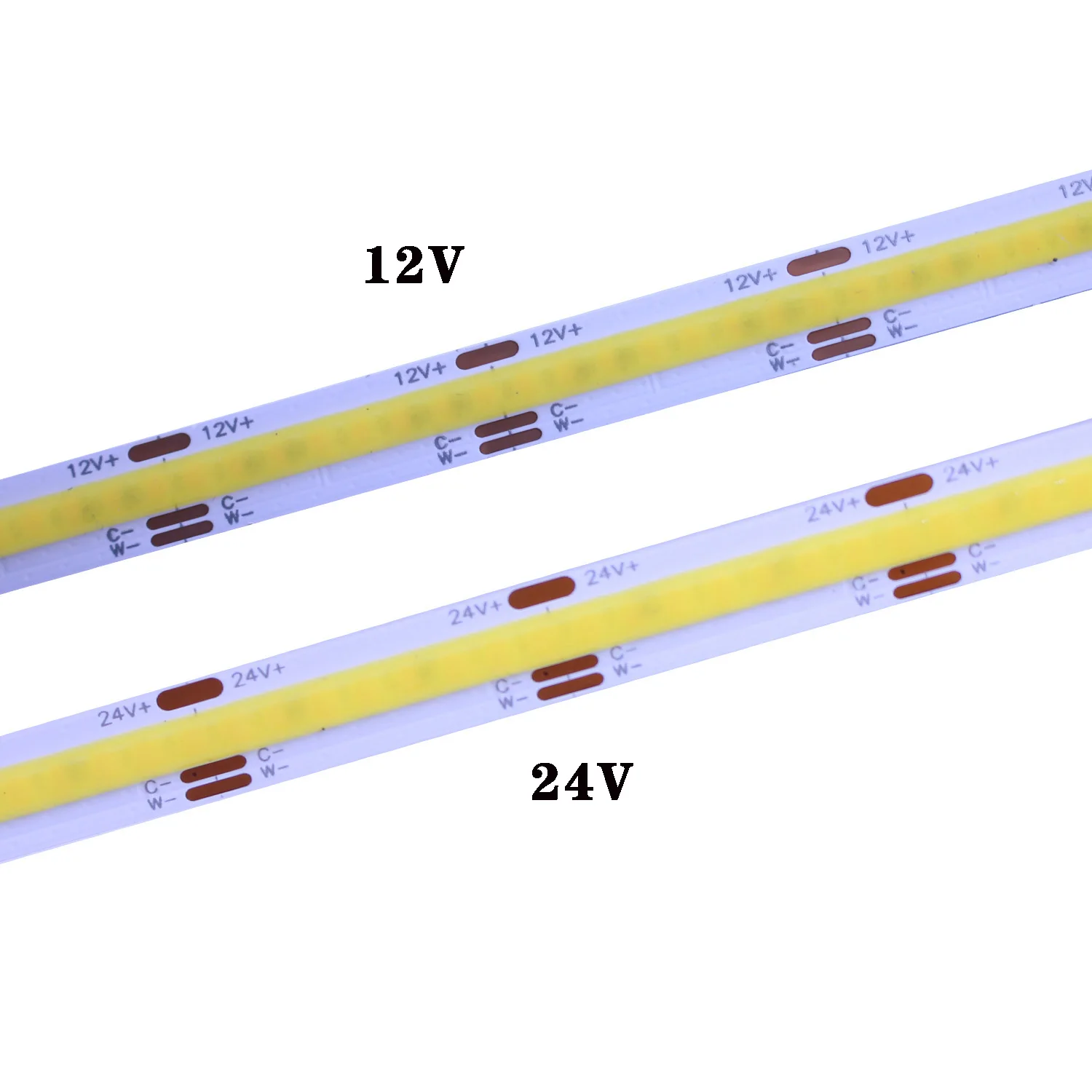 5M 10M FCOB CCT LED Strip tape 624 608 LEDs Hohe Dichte Flexible FOB COB 10mm Led-leuchten RA90 2700K zu 6000K Linear Dimmble