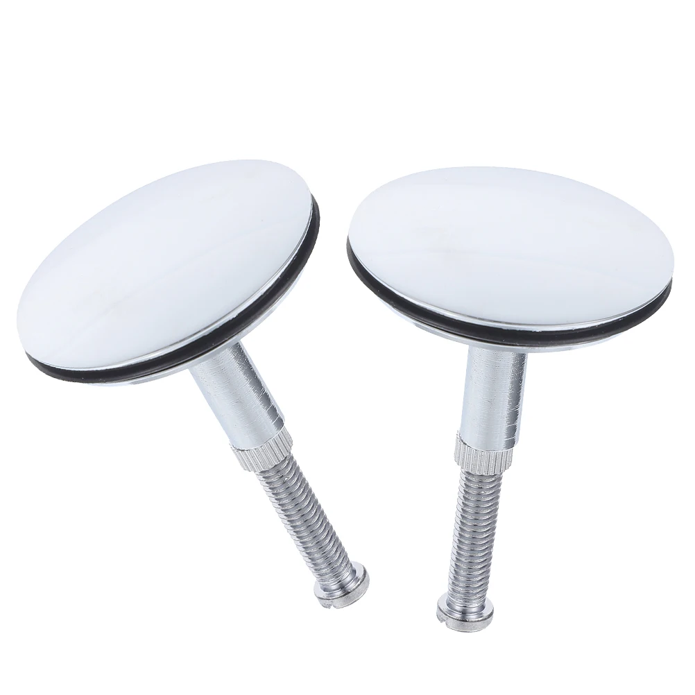 

2pcs Bath Tub Drain Plug Brass Flat Seal For Bathtub Waste Replacement Kitchen Sink Hole Cover Soap Dispenser Installation