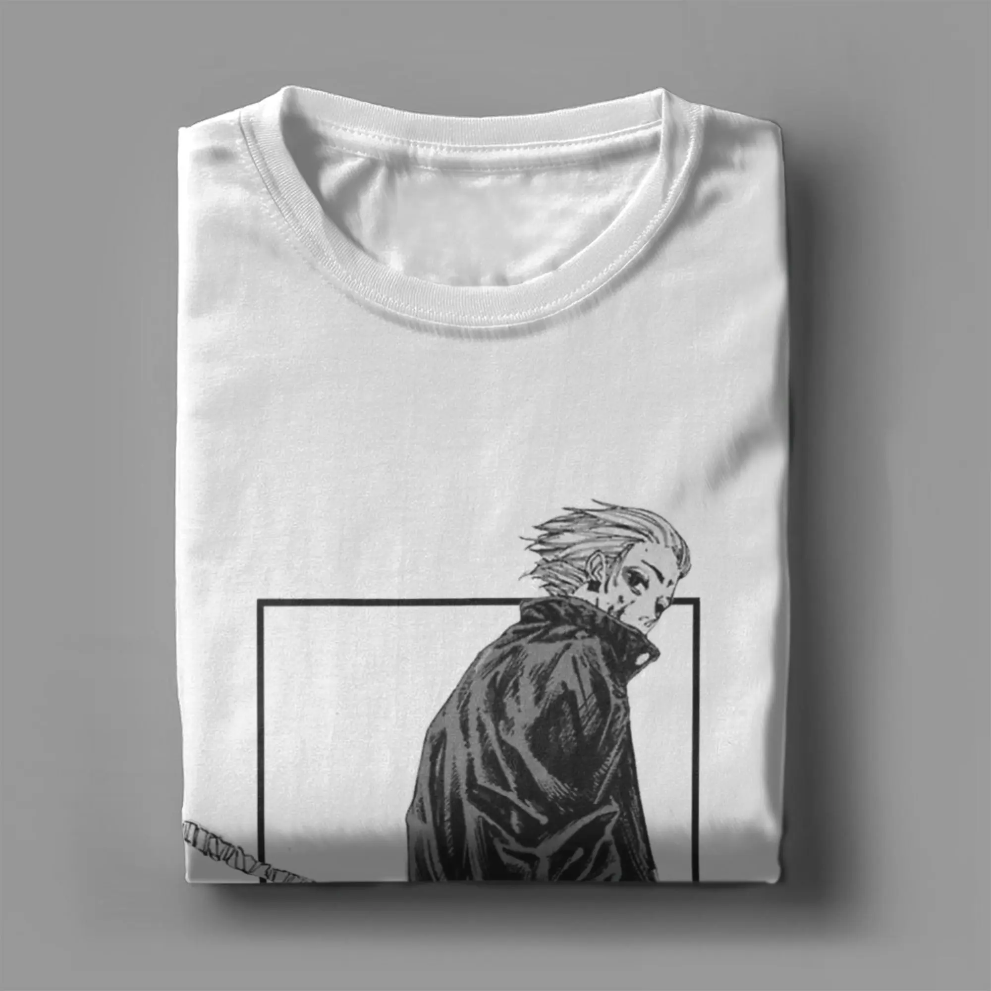 الرجال Gaku Sakamoto Days تي شيرت ملابس علوية من القطن الجدة قصيرة الأكمام طاقم الرقبة تيز الكلاسيكية تي شيرت